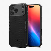 Case Spigen para iPhone 17 Pro Max Core Armor con MagSafe, antideslizante, antigolpes, negro mate